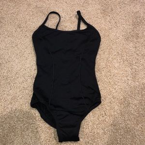 Motionwear petite adult black camisole